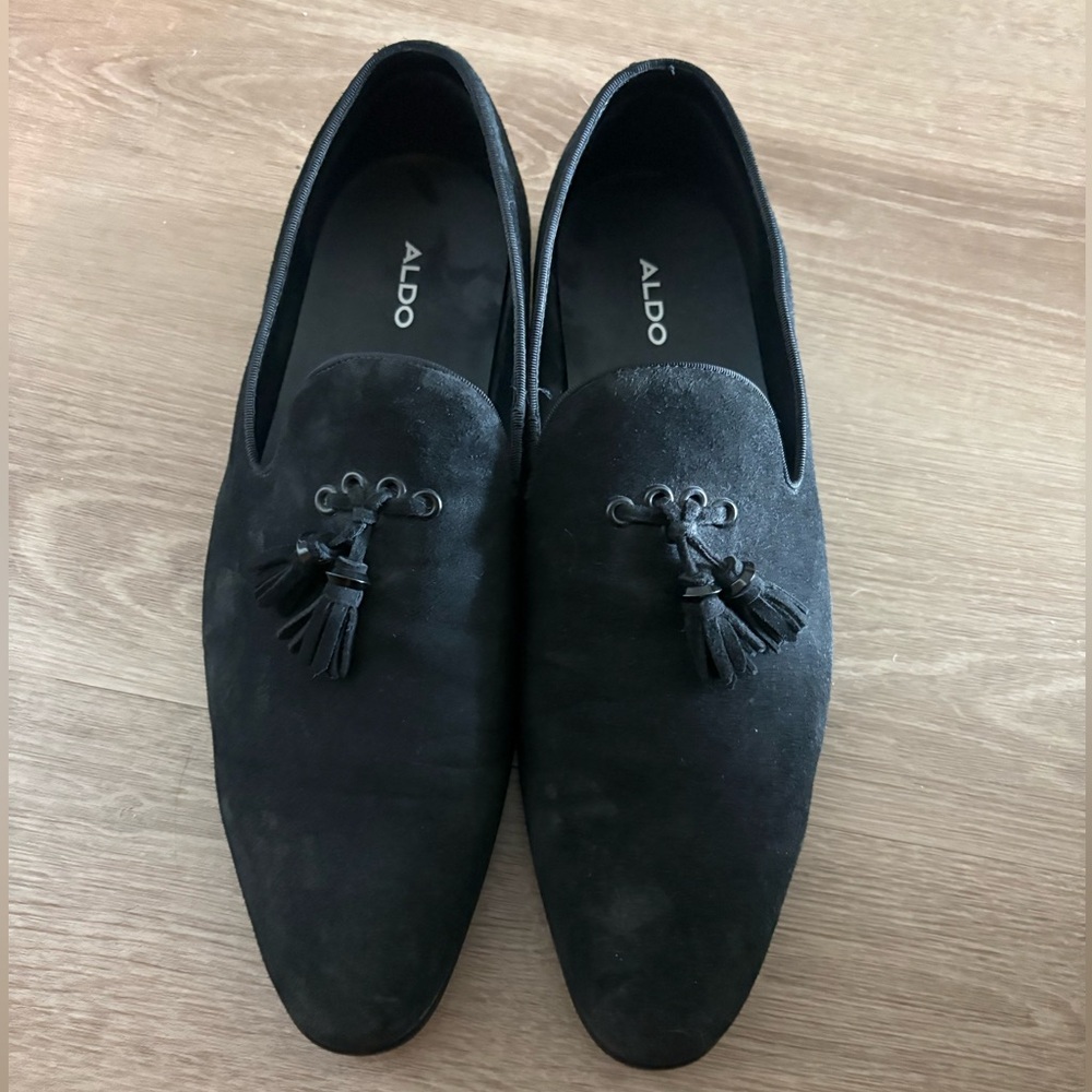 ALDO Men's Black Tassel Loafers